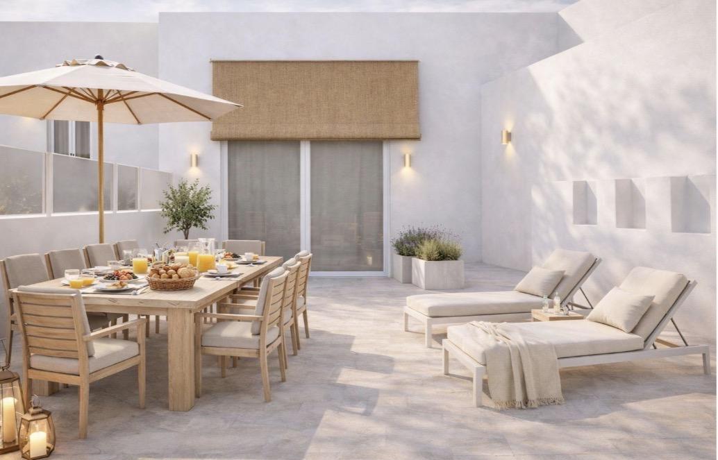 Apartamento Único T1 com terraço e com Vista para a Ria Formosa em Vila Real de Santo António