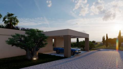 Terreno com projeto aprovado - Vista mar, Boliqueime