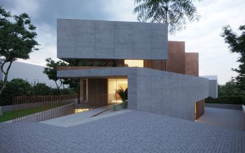 Nova moradia Isolada V6 em construção - Vale formoso