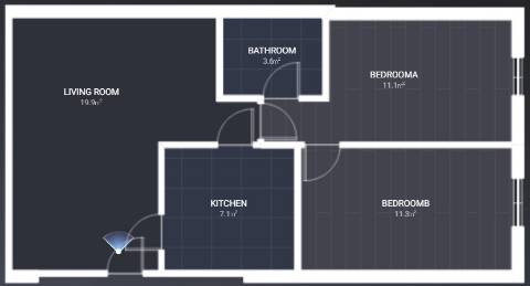 Apartamento T2 com amplo terraço na cobertura e vistas para o mar e golfe