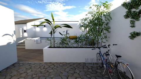 Casa geminada V5 em renovação - Armação de pera