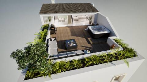 Casa geminada V5 em renovação - Armação de pera