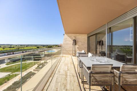 Apartamento com vista deslumbrante sobre o Golfe, no coração de Vilamoura