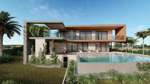 Lote de terreno destinado a construção de uma moradia unifamiliar no Golf Monte Rei