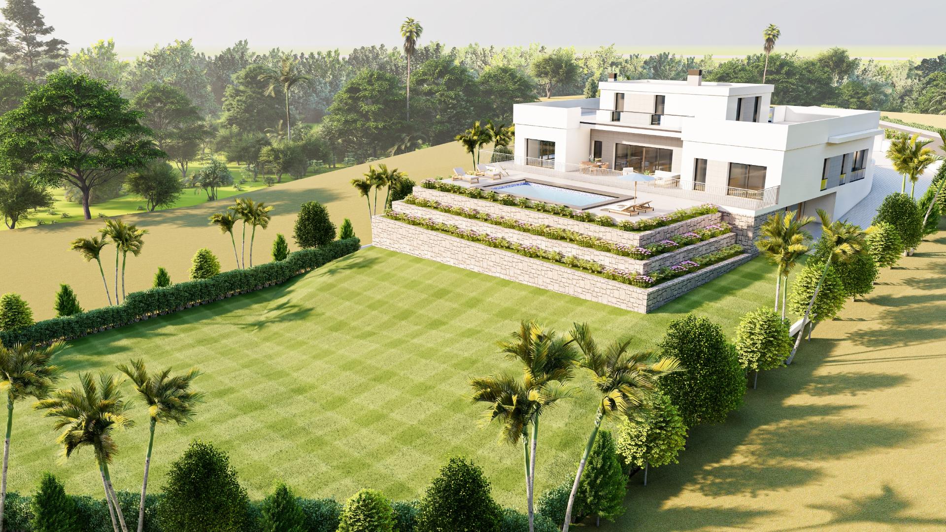Terreno com Projeto Aprovado para Moradia de Luxo