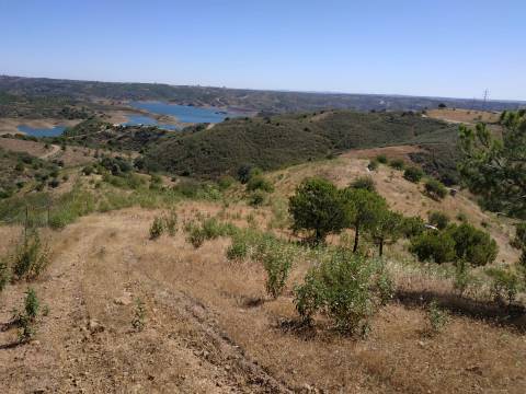 TERRENO RÚSTICO COM 20.000 M2 - VISTA LAGO - NO CERRO DO ENHO EM CASTRO MARIM - ALGARVE