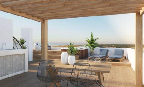 Penthouse T2 com Terraço e Varandas no Novo Empreendimento Varandas de Cabanas