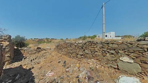 RUINA COM TERRENO - COM PIP APROVADO PARA MORADIA T3 COM PISCINA - VISTA MAR - VILA NOVA DE CACELA - VRSA - ALGARVE