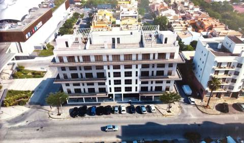 Lote para prédio com projeto aprovado - 20 apartamentos - Olhão