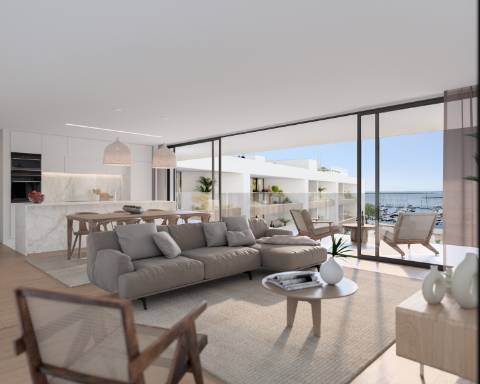 Apartamento T2 com 151,50 m2, inserido num novo empreendimento exclusivo