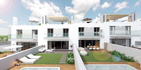 Moradia em Banda T4 no Empreendimento RIA TERRACES, Faro, Algarve
