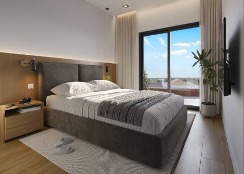 Apartamento T3, top, floor, no 2.º andar, vista mar, em empreendimento de luxo com piscinas, SPA, jardim e ginásio em Tavira