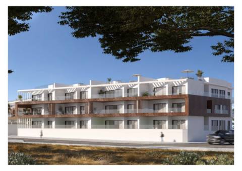 Apartamento T3, top, floor, no 2.º andar, vista mar, em empreendimento de luxo com piscinas, SPA, jardim e ginásio em Tavira