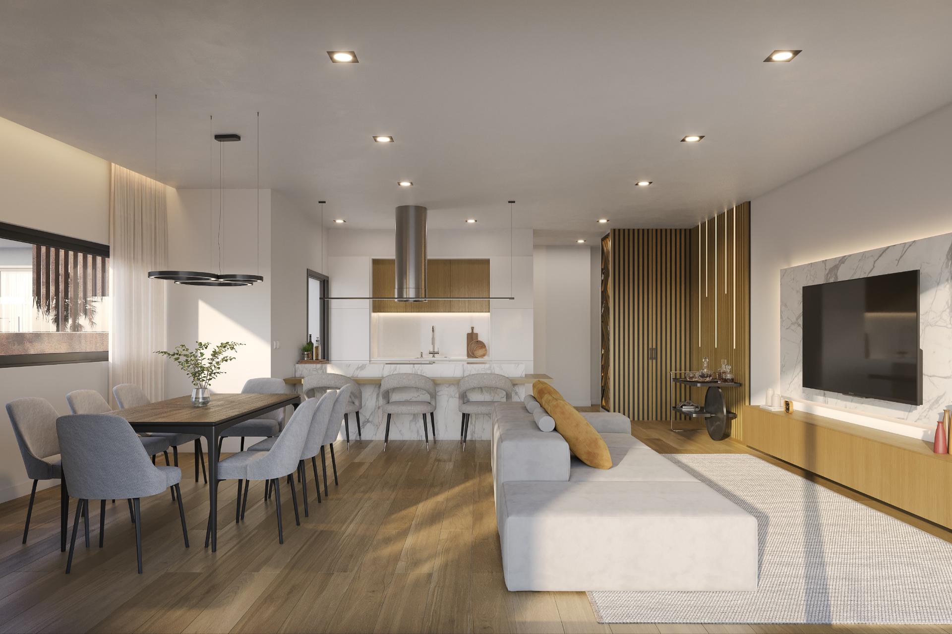 Apartamento T3, r/c, em empreendimento de luxo com piscina, SPA, jardim e ginásio em Tavira