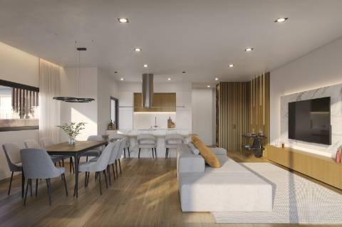Apartamento T3, r/c, em empreendimento de luxo com piscina, SPA, jardim e ginásio em Tavira