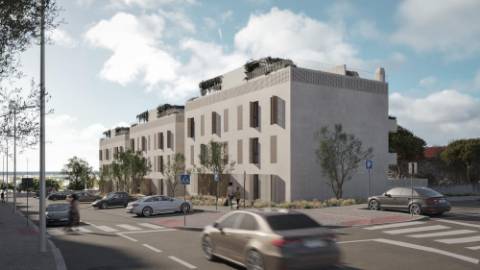 Apartamento T2 com terraço privativo - em Construção - Fuseta - Olhão