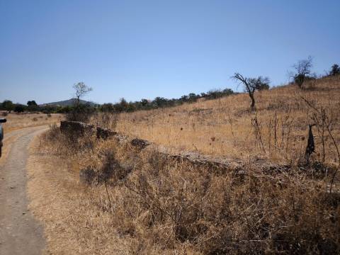 TERRENO COM 7.640 M2 JUNTO A ENTRADA DA ALDEIA DE CORTES PEREIRA - ALCOUTIM - ALGARVE