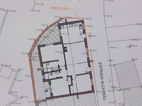 MORADIAS - TRÊS PREDIOS URBANOS PARA HABITAÇÃO - COM PROJECTO APROVADO - PARA RECONSTRUIR - ALCARIAS GRANDES - CASTRO MARIM - ALGARVE