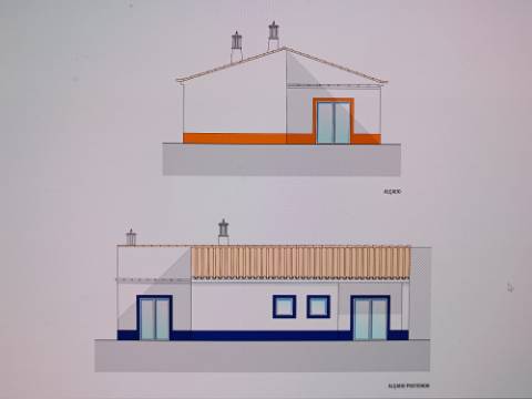 MORADIAS - TRÊS PREDIOS URBANOS PARA HABITAÇÃO - COM PROJECTO APROVADO - PARA RECONSTRUIR - ALCARIAS GRANDES - CASTRO MARIM - ALGARVE