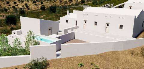 MORADIA ISOLADA COM 18.240 M2 DE TERRENO COM ÁRMAZEM PARA RECONSTRUIR - BELICHE - CASTRO MARIM - ALGARVE