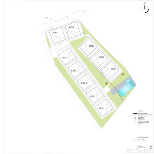 Terreno com Projeto Aprovado para 150 fogos - Olhão.