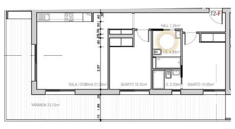 Apartamento T2 - 1º Andar