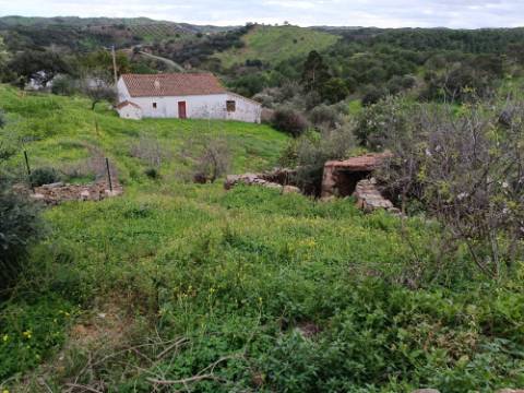 DUAS MORADIAS ISOLADAS - NUM TERRENO DE 1.823 M² - UMA PRONTA A HABITAR - OUTRA PARA REABILITAR OU DEMOLIR - NA ALDEIA DE ALCARIAS GRANDES - AZINHAL - CASTRO MARIM - ALGARVE