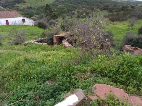 DUAS MORADIAS ISOLADAS - NUM TERRENO DE 1.823 M² - UMA PRONTA A HABITAR - OUTRA PARA REABILITAR OU DEMOLIR - NA ALDEIA DE ALCARIAS GRANDES - AZINHAL - CASTRO MARIM - ALGARVE