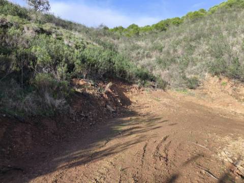 TERRENO RÚSTICO COM 29.400 M² - COM POÇO - LINHA DE ÁGUA - PARTE PLANA - PRÓXIMO A ALDEIA DA CORTE DO GAGO - AZINHAL EM CASTRO MARIM - ALGARVE