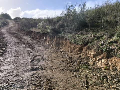TERRENO RÚSTICO COM 29.400 M² - COM POÇO - LINHA DE ÁGUA - PARTE PLANA - PRÓXIMO A ALDEIA DA CORTE DO GAGO - AZINHAL EM CASTRO MARIM - ALGARVE