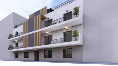 T1 de obra nova no coração da cidade - Fração E | 1º andar | Orientação Nascente/Sul