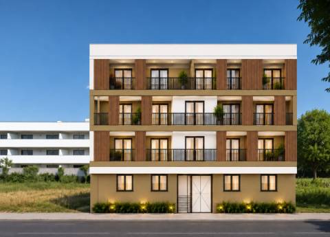 Apartamento T2 r/c elevado com linhas direitas em Tavira