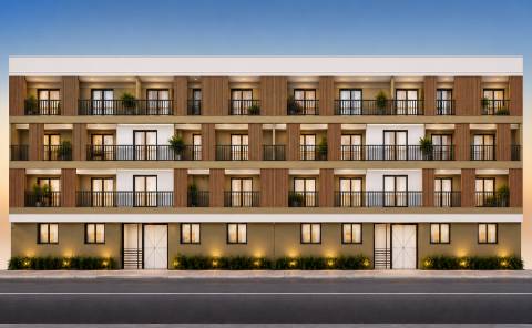 Apartamento T3, 2.º andar com vista mar e linhas modernas em Tavira