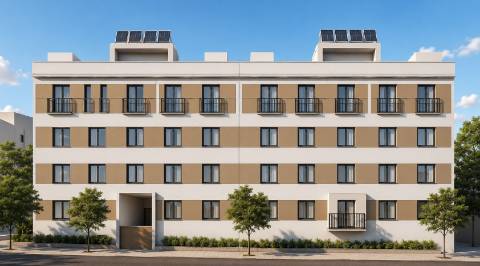 Apartamento T3, 2.º andar com vista mar e linhas modernas em Tavira