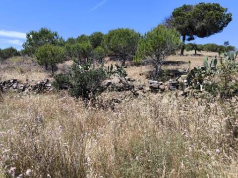 TERRENO RUSTICO COM 13.790 M2 - VISTA MAR - COM POÇO - PRÓXMO AO GOLFE - EM VILA NOVA DE CACELA - VRSA - ALGARVE