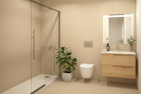 Apartamento T2, de 1.º andar, com varanda e muita luminosidade num empreendimento com piscina em Tavira