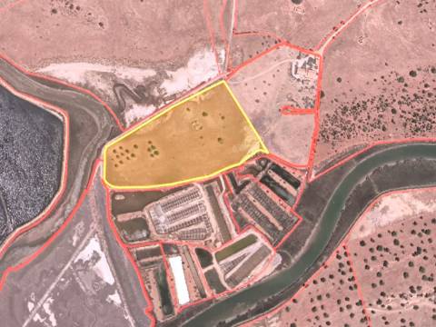 TERRENO MISTO COM 34680 M2 - AREA URBANA 680 M2 - NAS SALINAS - PLANO - CASTRO MARIM - ALGARVE
