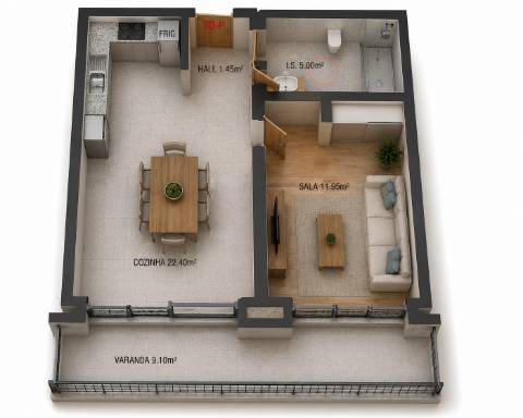T1 EDIFÍCIO MARES - ALTURA