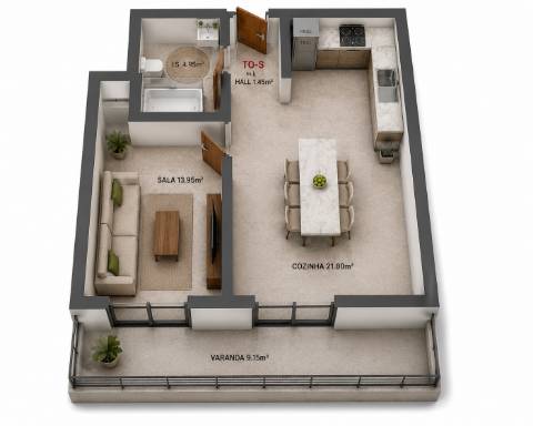 T1 EDIFÍCIO MARES - ALTURA