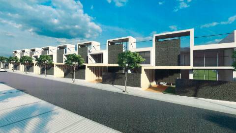 Nova Construção Moradia T3 com Piscina, estacionamento e Cave nas Gambelas em Faro.