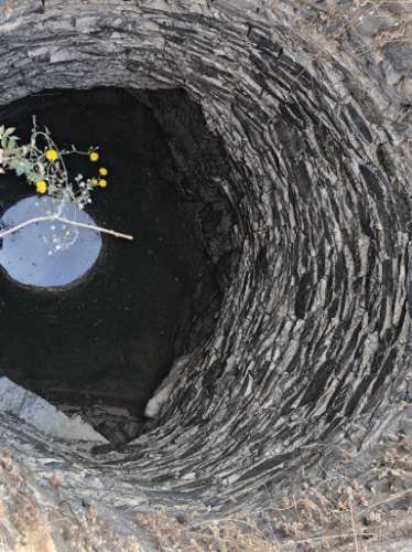 TERRENO DE 4600 M2 -COM FURO - POÇO - AGUA DA REDE ELETRICIDADE - NO MONTE DA CORTE DO GAGO - EM AZINHAL - CASTRO MARIM - ALGARVE