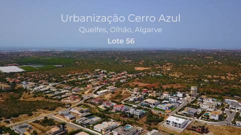 Lote Urbano Exclusivo com 1.496 m² no Cerro Azul - Quelfes | Olhão