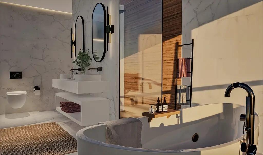 Penthouse T5 duplex com piscina - Montijo