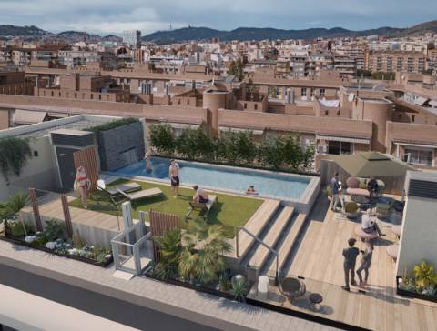 Apartamento T3 em construção, condomínio privado.