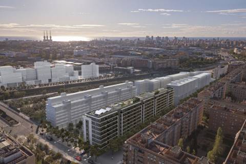 Apartamento T3 em construção, condomínio privado.