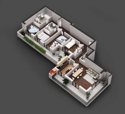 Apartamento T4 de alta eficiência energética e com domótica, Portimão