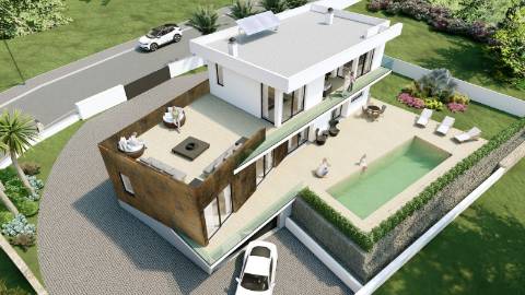 Terreno com projeto aprovado para construção de moradia em Loulé