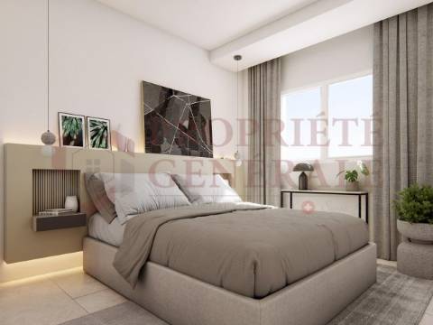 Apartamento T3 novo, perto da praia.
