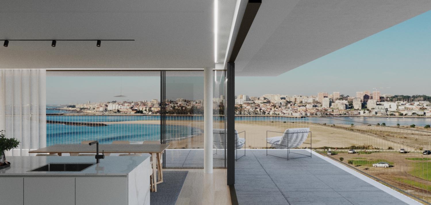 Apartamento T2 com vistas panorâmicas