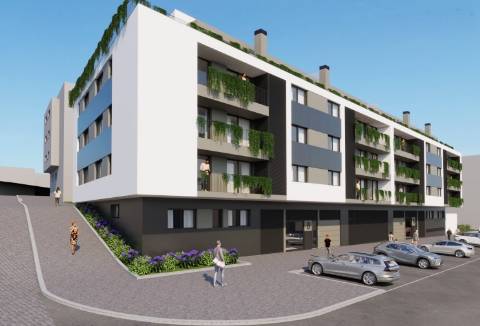 Apartamento T2 novo, com estacionamento.